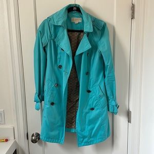 Baby Blue Michael Kors Raincoat